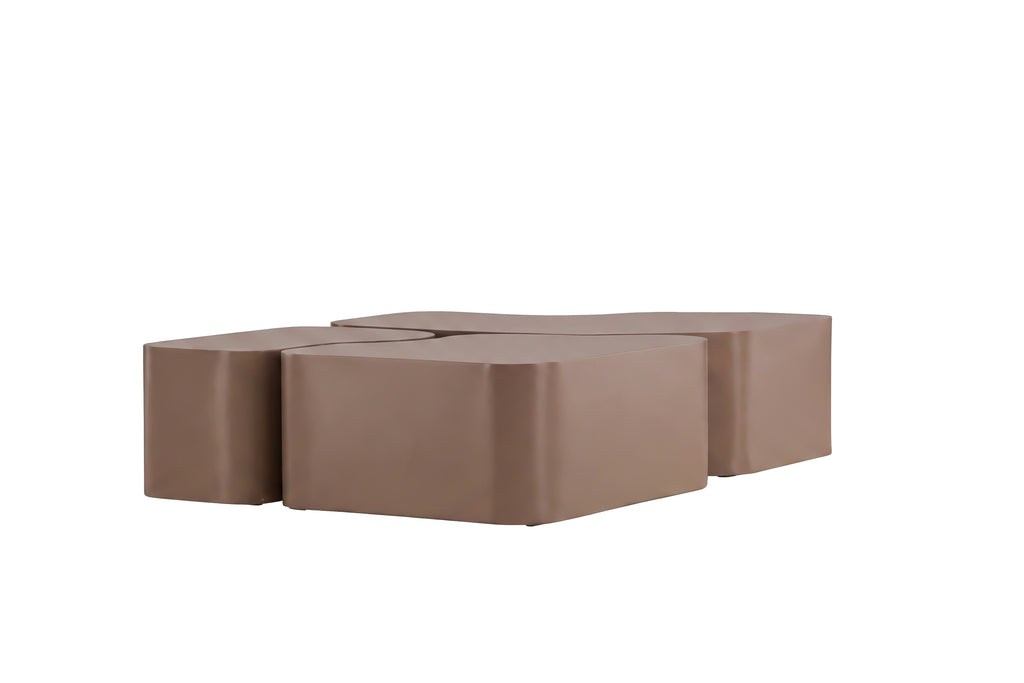 Nordland soffbord 95x70, 74x60 och 40x40 cm brunt