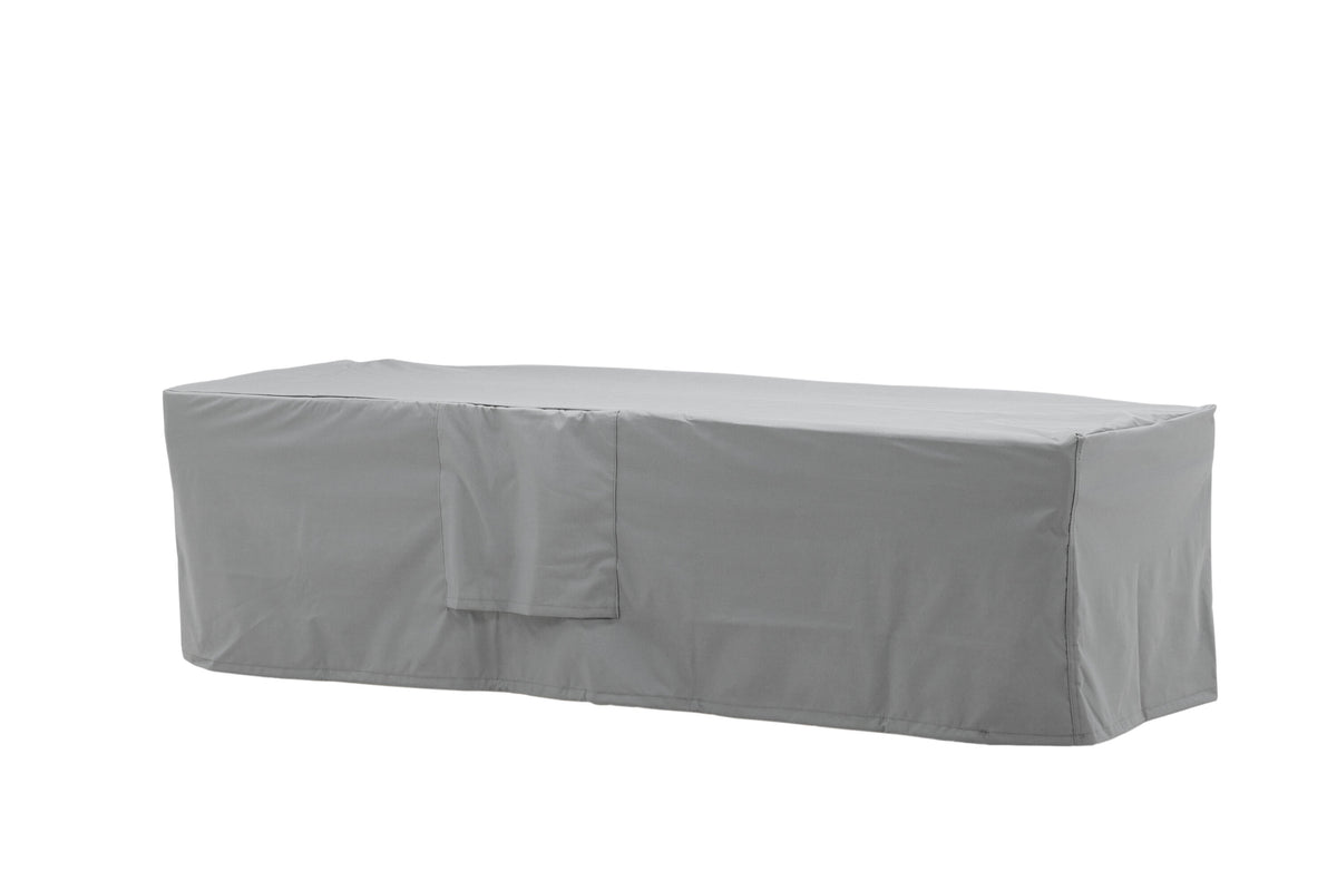 Klas bänköverdrag längd 180 cm höjd 50 cm djup 60 cm grått