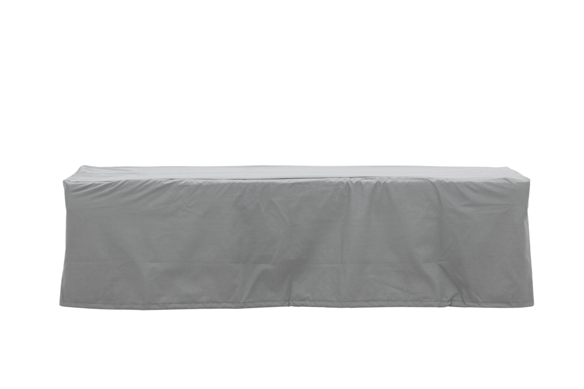 Klas bänköverdrag längd 180 cm höjd 50 cm djup 60 cm grått