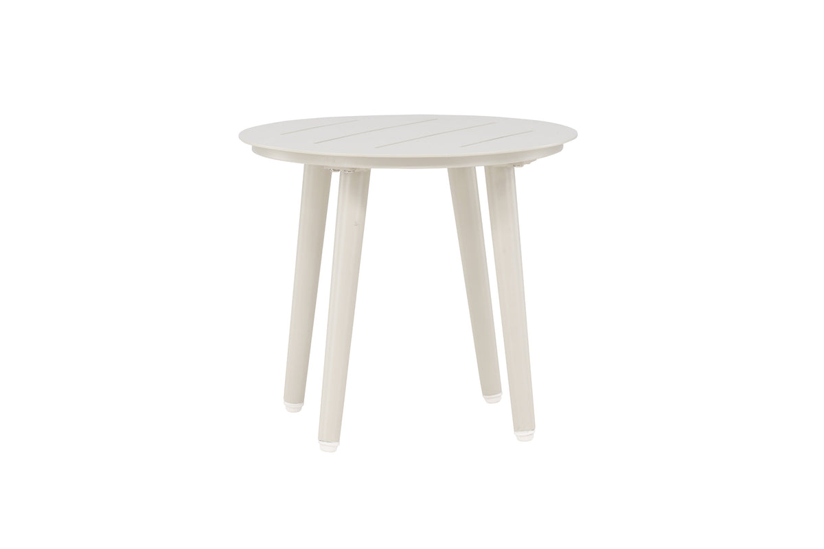 Lina runt sidobord Ø40 cm beige