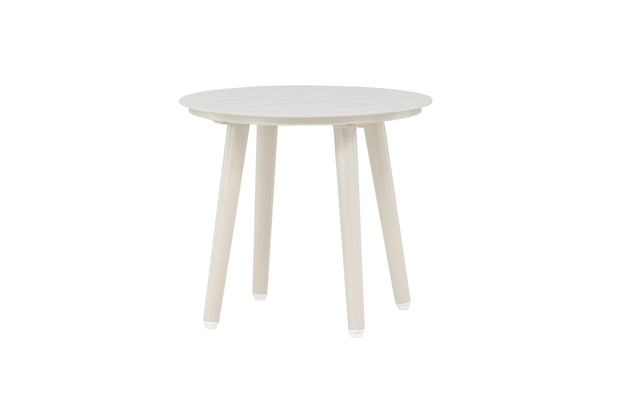 Lina runt sidobord Ø40 cm beige