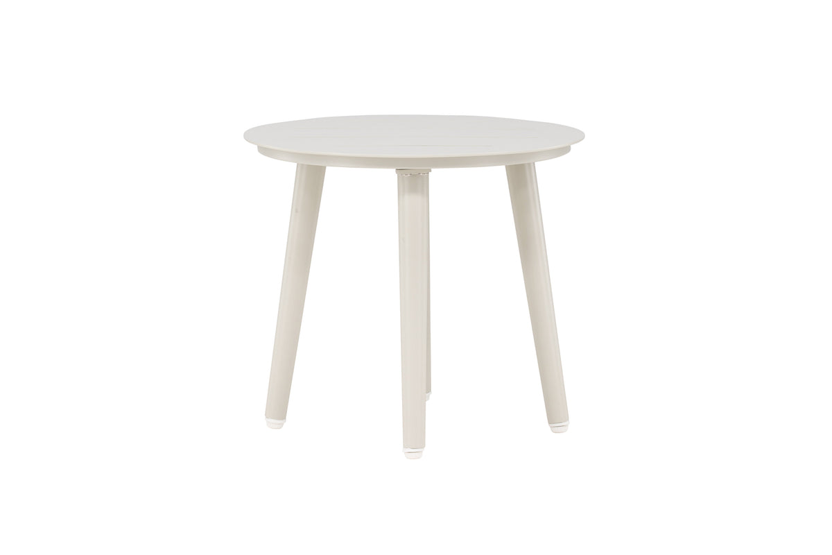Lina runt sidobord Ø40 cm beige