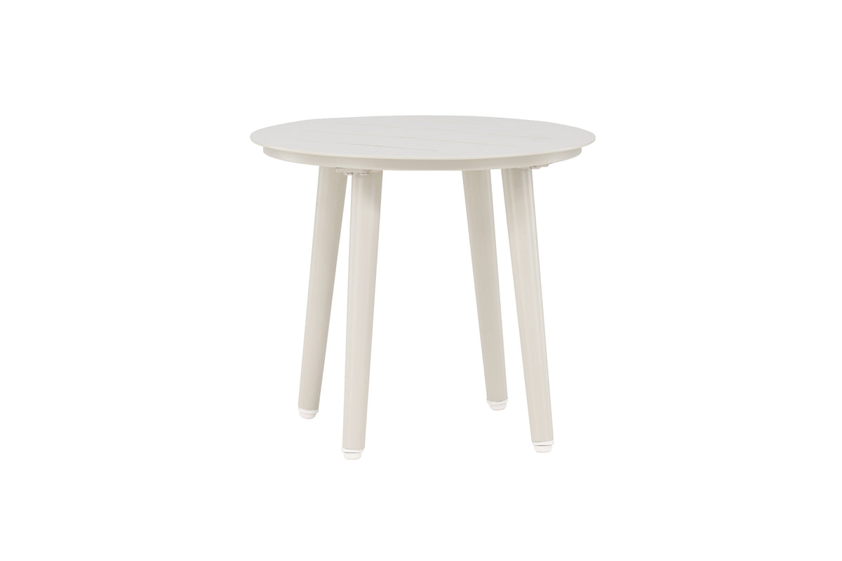 Lina runt sidobord Ø40 cm beige