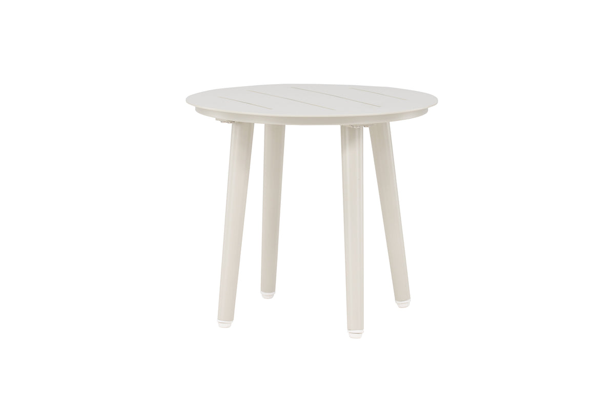 Lina runt sidobord Ø40 cm beige