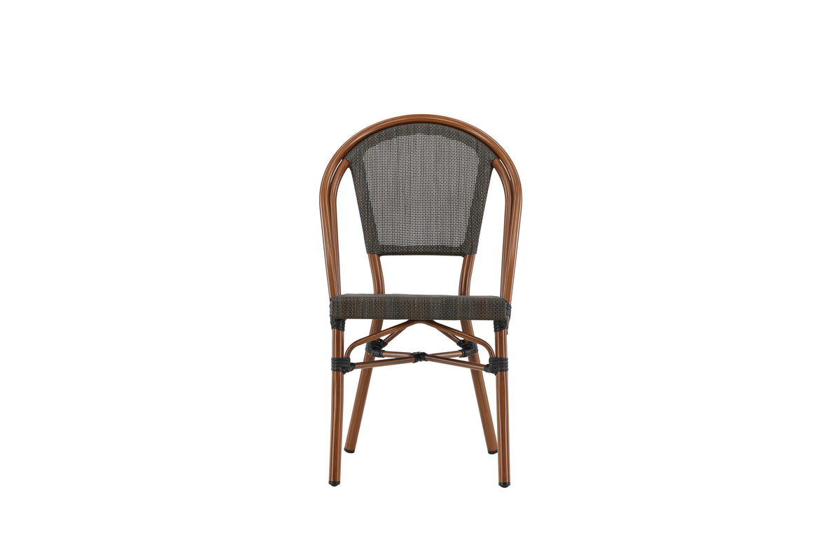 Guarda kaféstol brun/svart, 2-pack