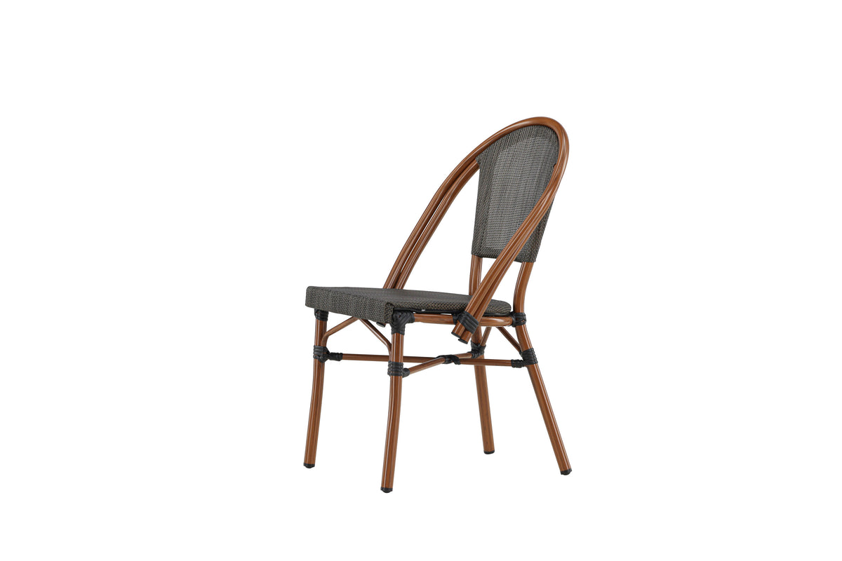 Guarda kaféstol brun/svart, 2-pack