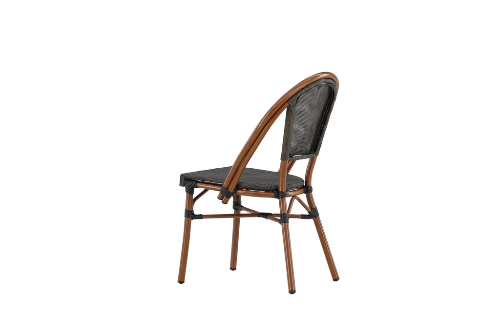 Guarda kaféstol brun/svart, 2-pack