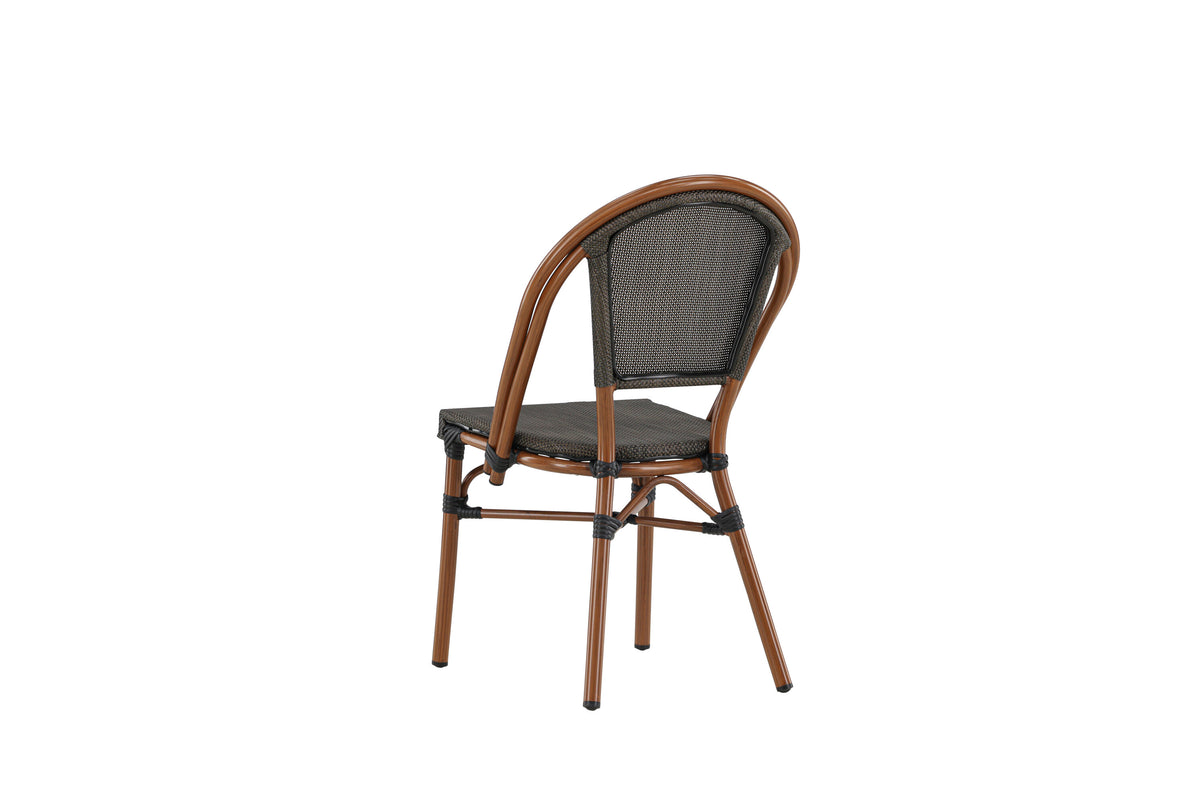 Guarda kaféstol brun/svart, 2-pack