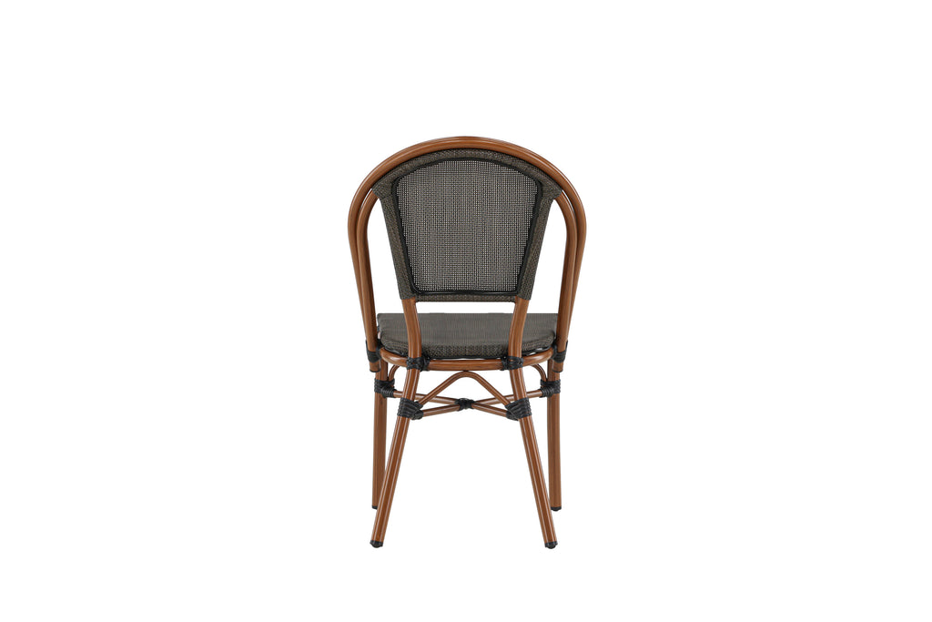 Guarda kaféstol brun/svart, 2-pack