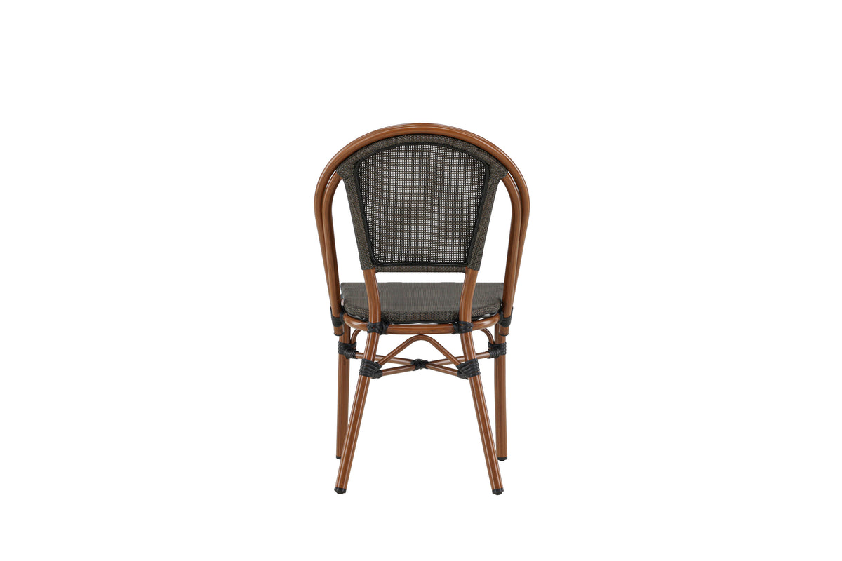 Guarda kaféstol brun/svart, 2-pack