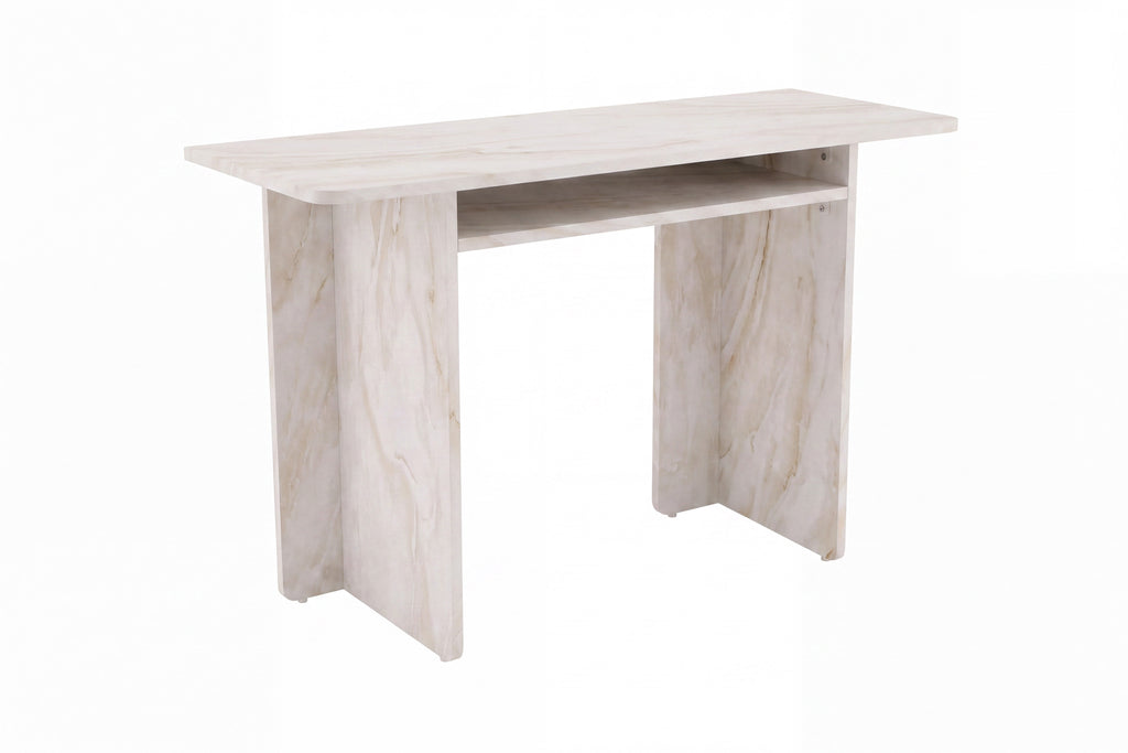 Ålesund konsolbord i beige marmorimitation