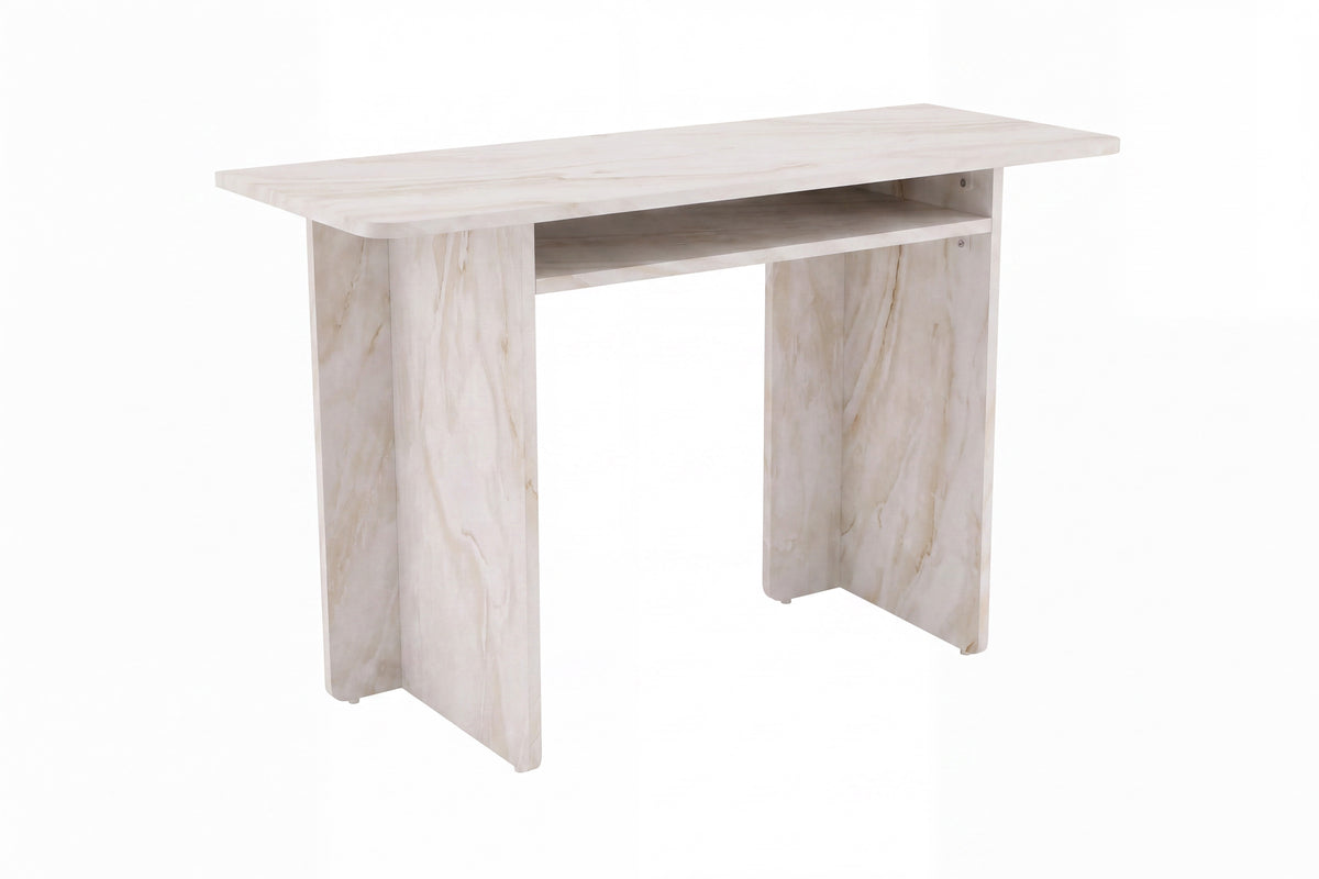 Ålesund konsolbord i beige marmorimitation