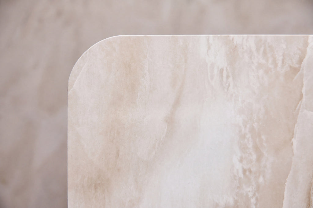 Ålesund konsolbord i beige marmorimitation