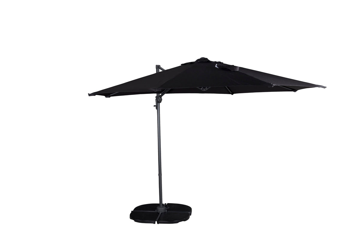 Leeds parasoll 3 m svart