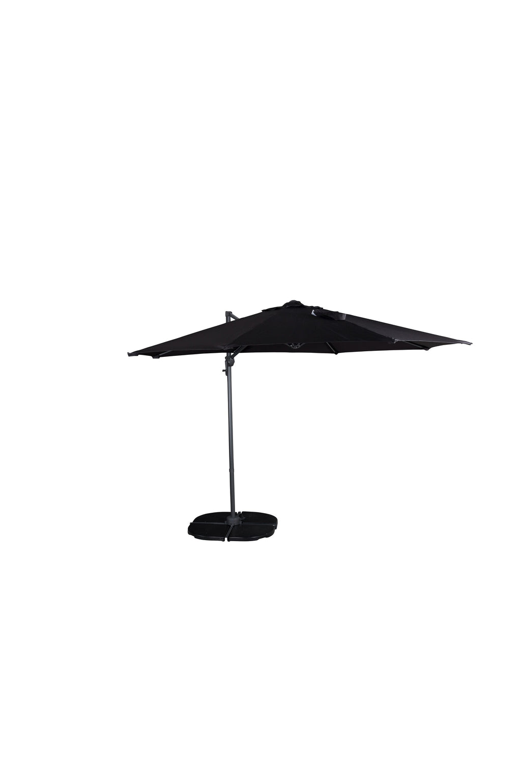 Leeds parasoll 3 m svart
