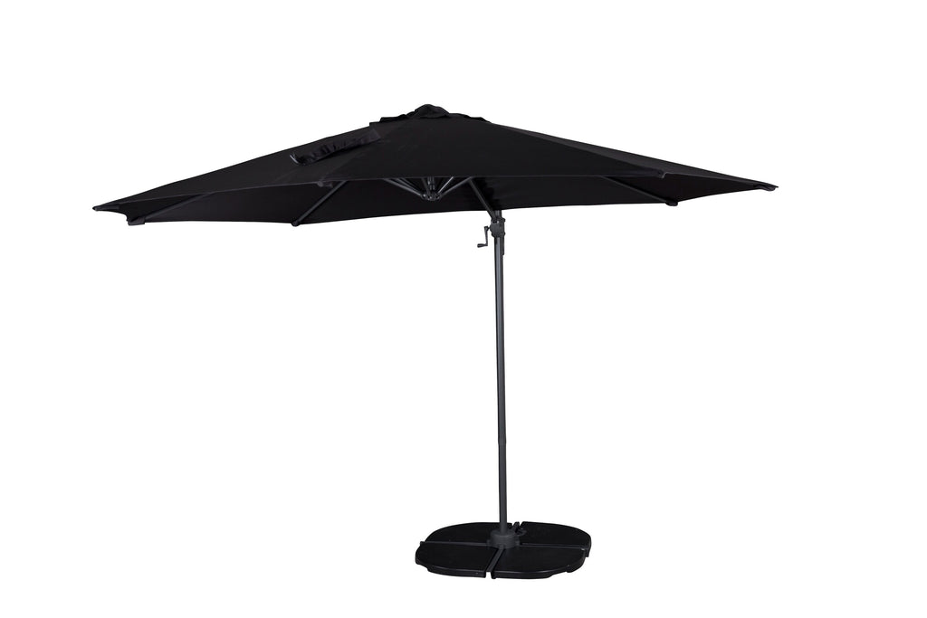 Leeds parasoll 3 m svart