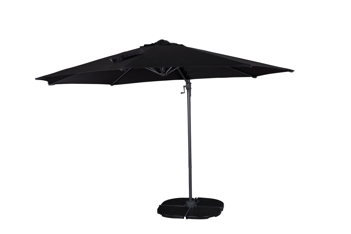 Leeds parasoll 3 m svart
