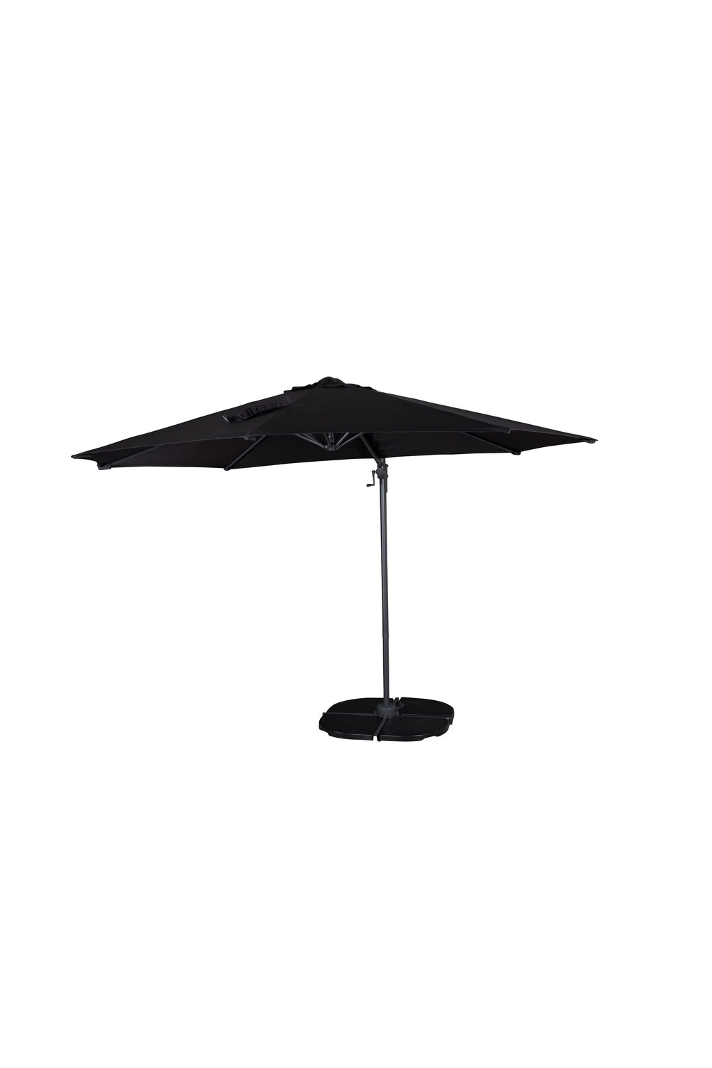 Leeds parasoll 3 m svart