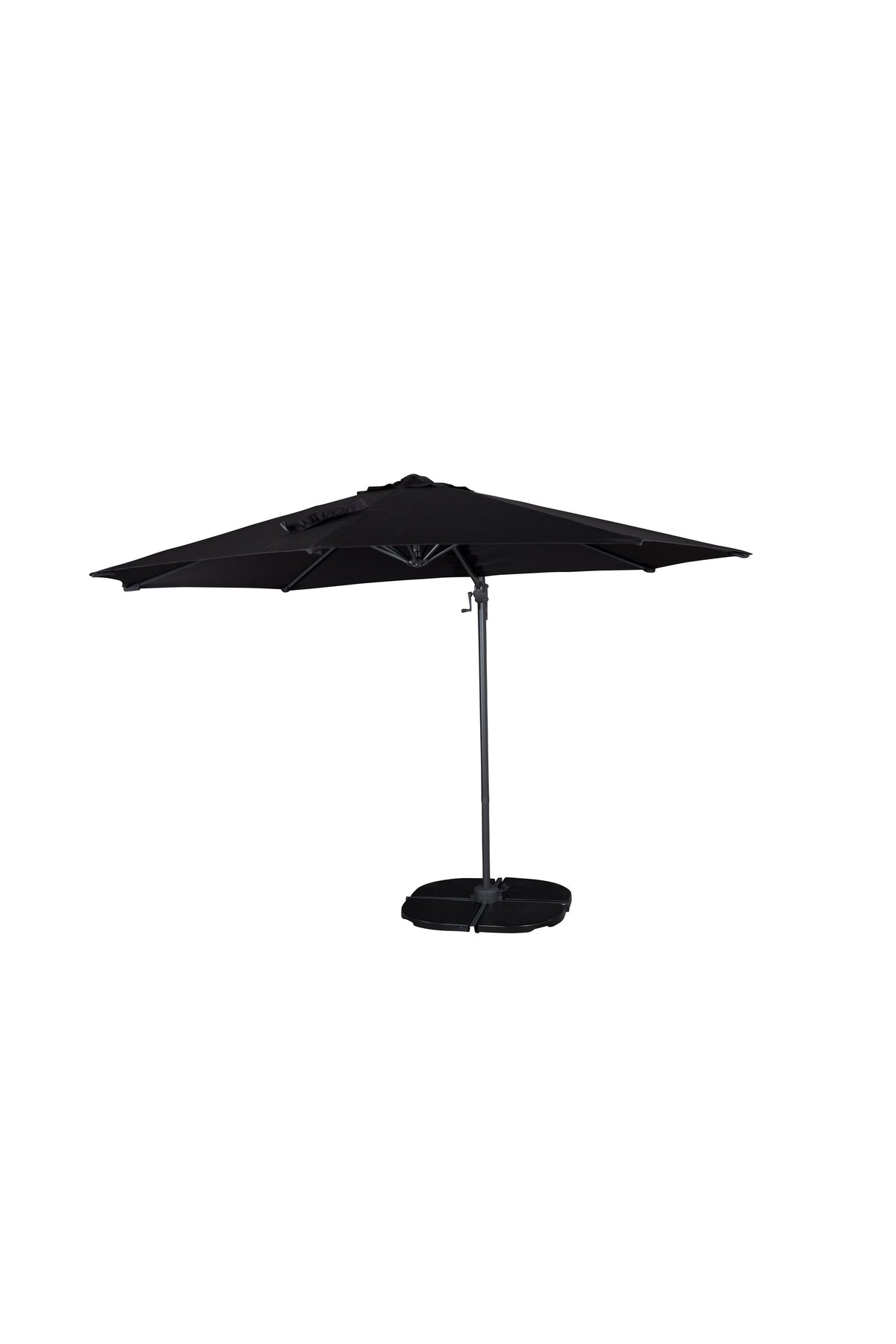 Leeds parasoll 3 m svart