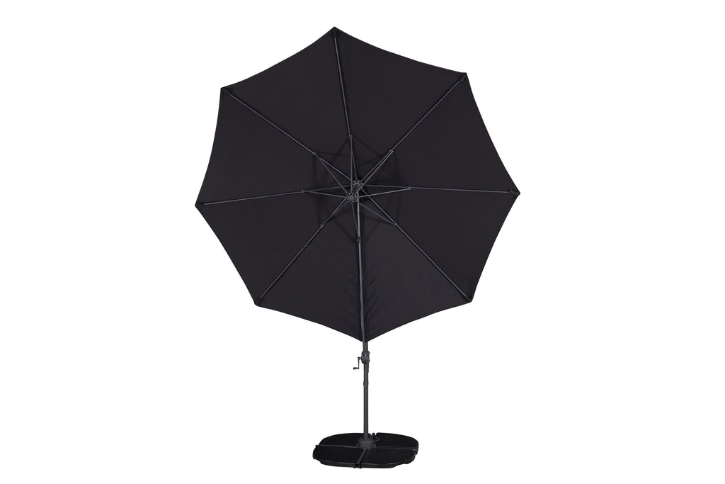 Leeds parasoll 3 m svart