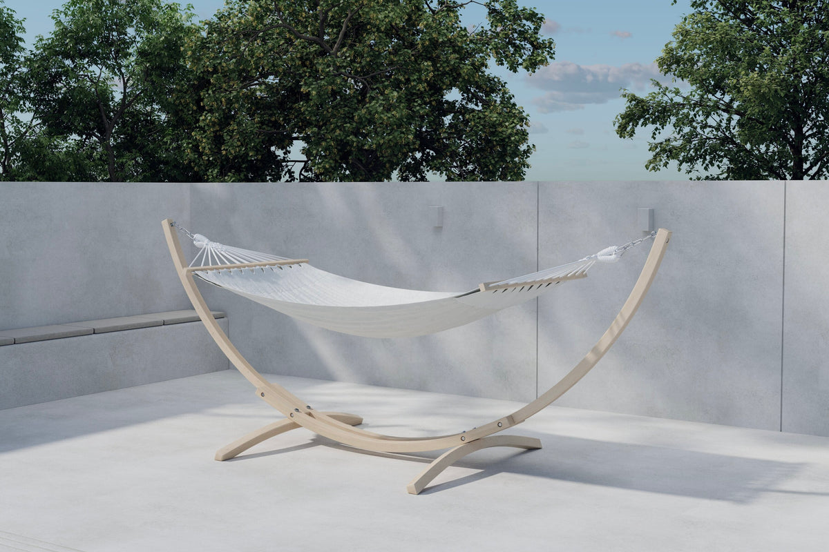 Hedvig hammock vitlaserad/beige