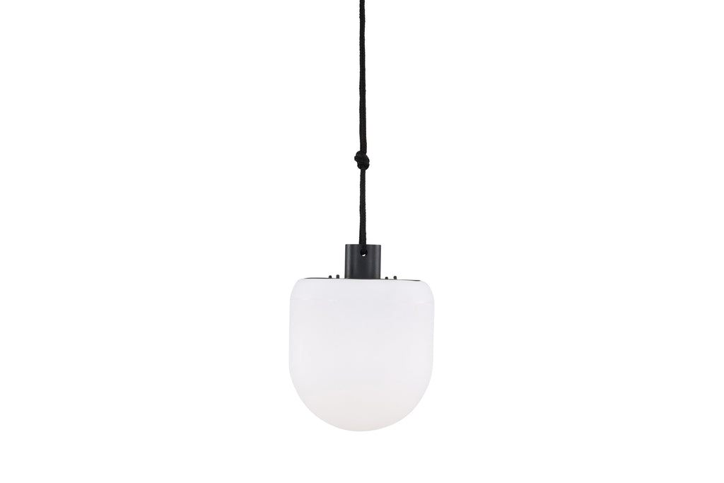 Colie pendellampa Ø16x21 cm svart/vit