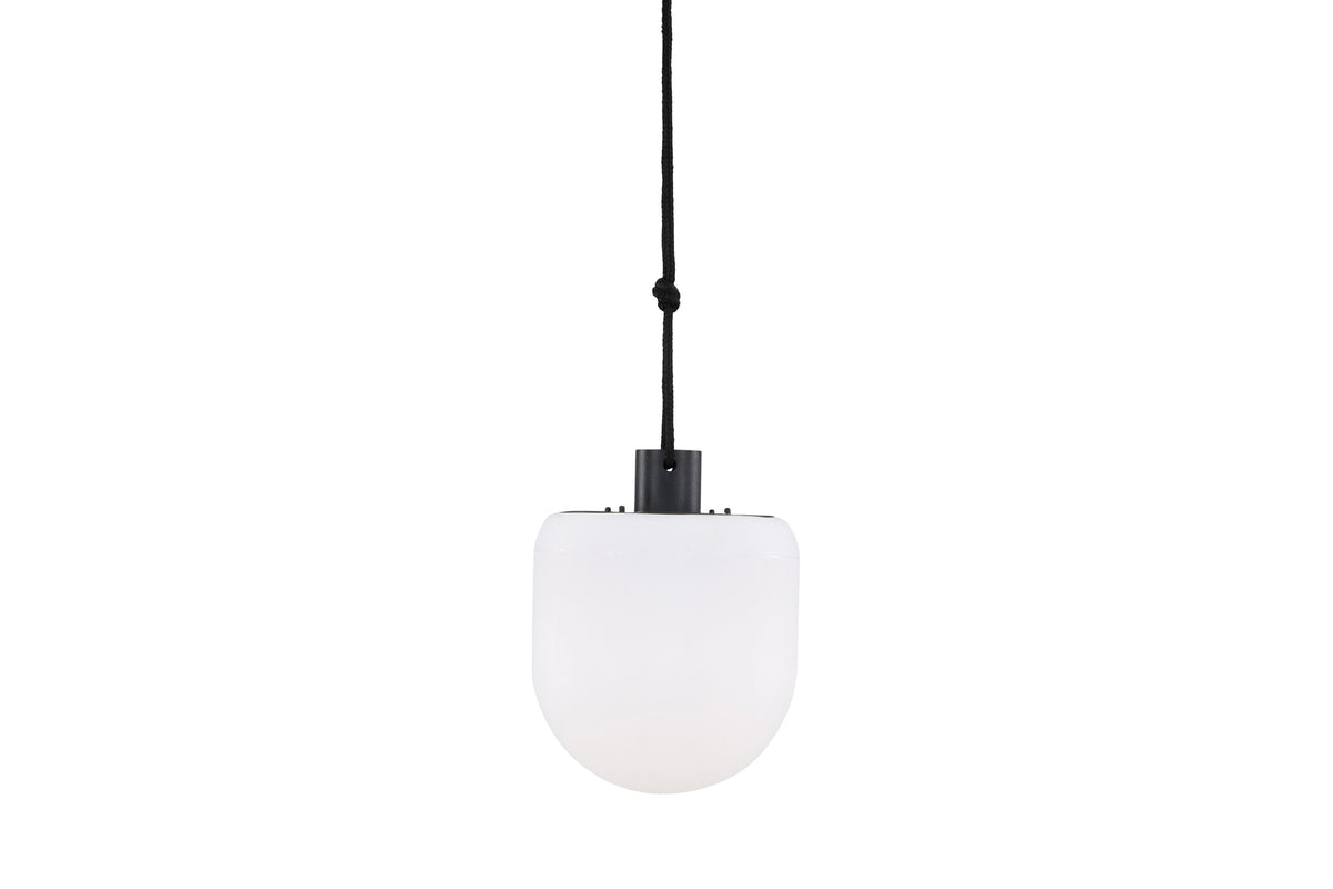 Colie pendellampa Ø16x21 cm svart/vit