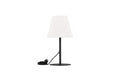 Moris bordslampa Ø28x52 cm svart/vit