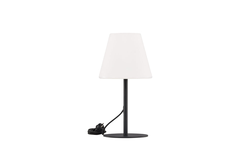 Moris bordslampa Ø28x52 cm svart/vit