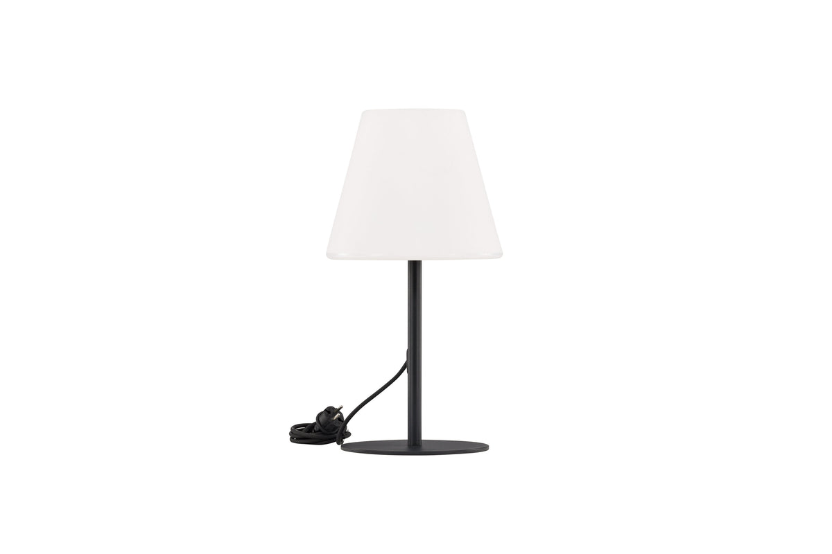 Moris bordslampa Ø28x52 cm svart/vit
