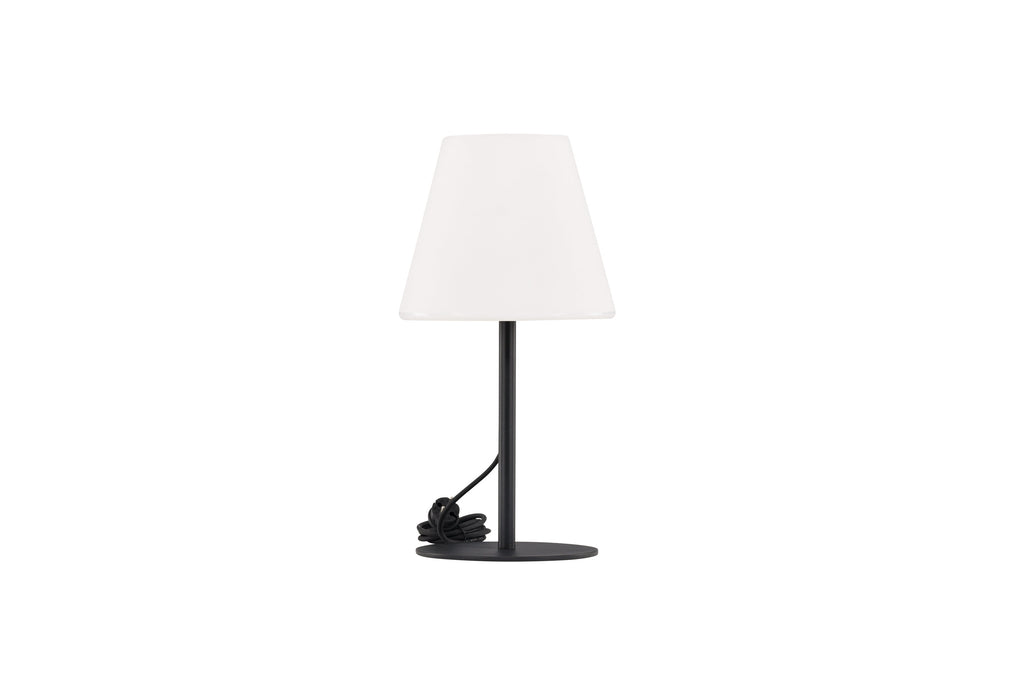 Moris bordslampa Ø28x52 cm svart/vit