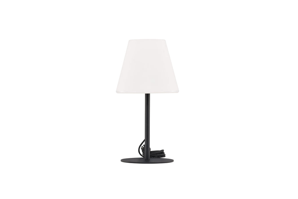 Moris bordslampa Ø28x52 cm svart/vit
