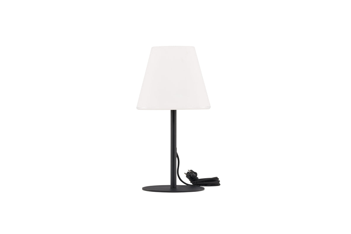 Moris bordslampa Ø28x52 cm svart/vit