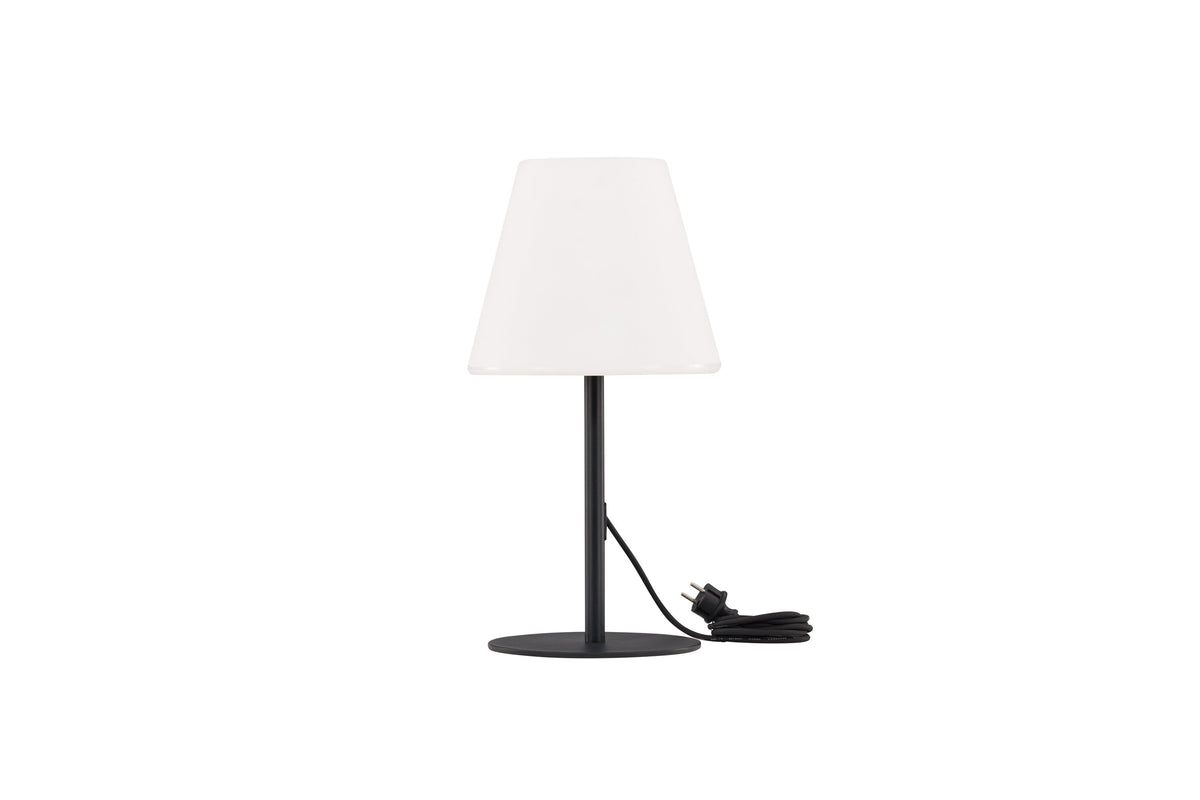 Moris bordslampa Ø28x52 cm svart/vit