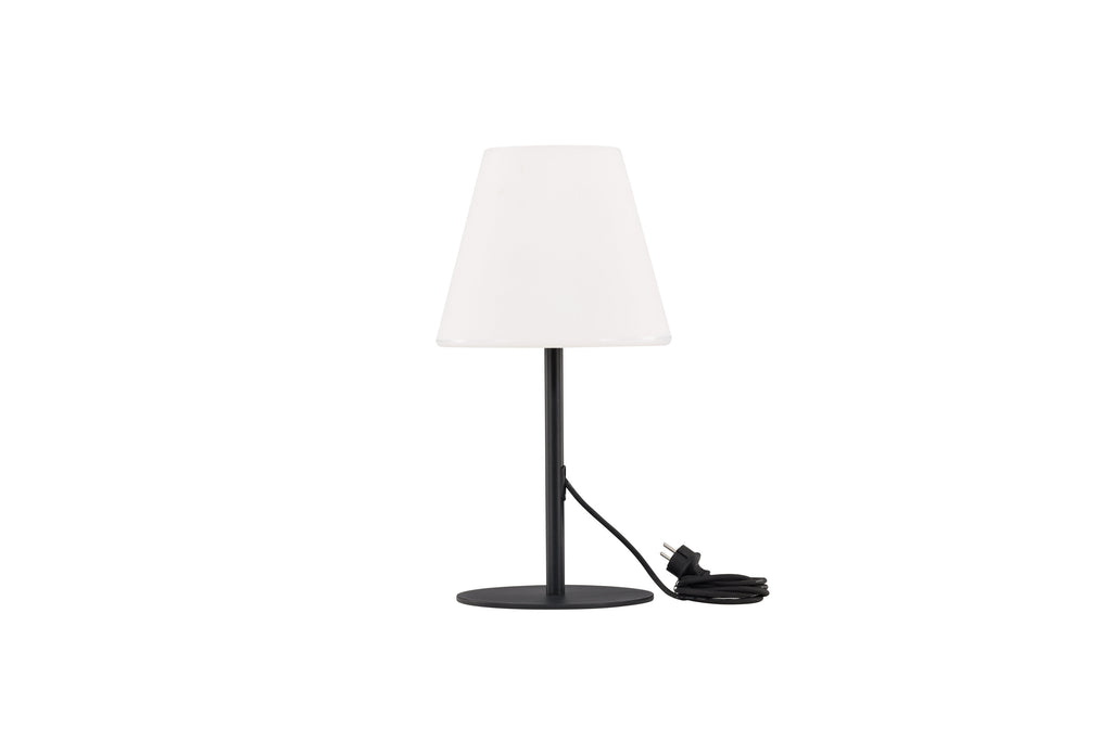 Moris bordslampa Ø28x52 cm svart/vit
