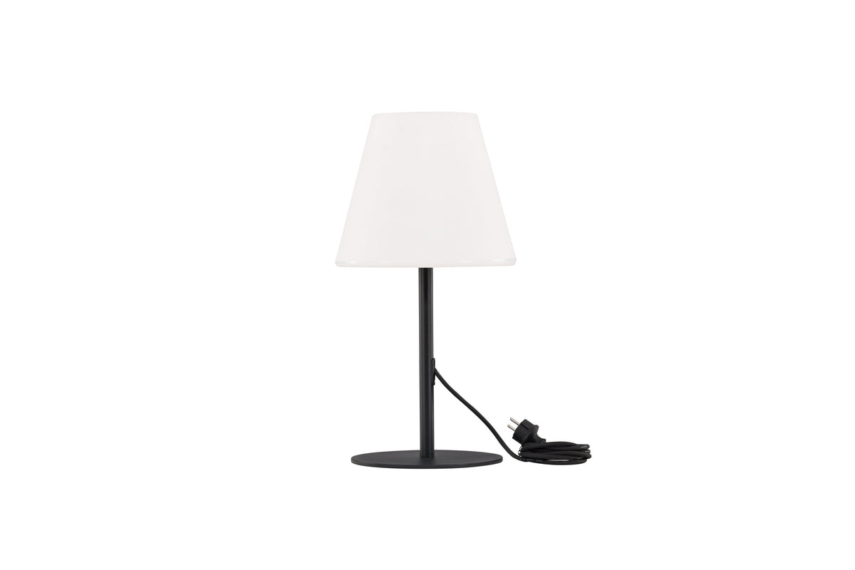 Moris bordslampa Ø28x52 cm svart/vit
