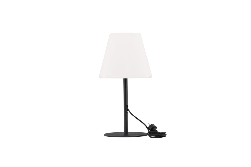 Moris bordslampa Ø28x52 cm svart/vit
