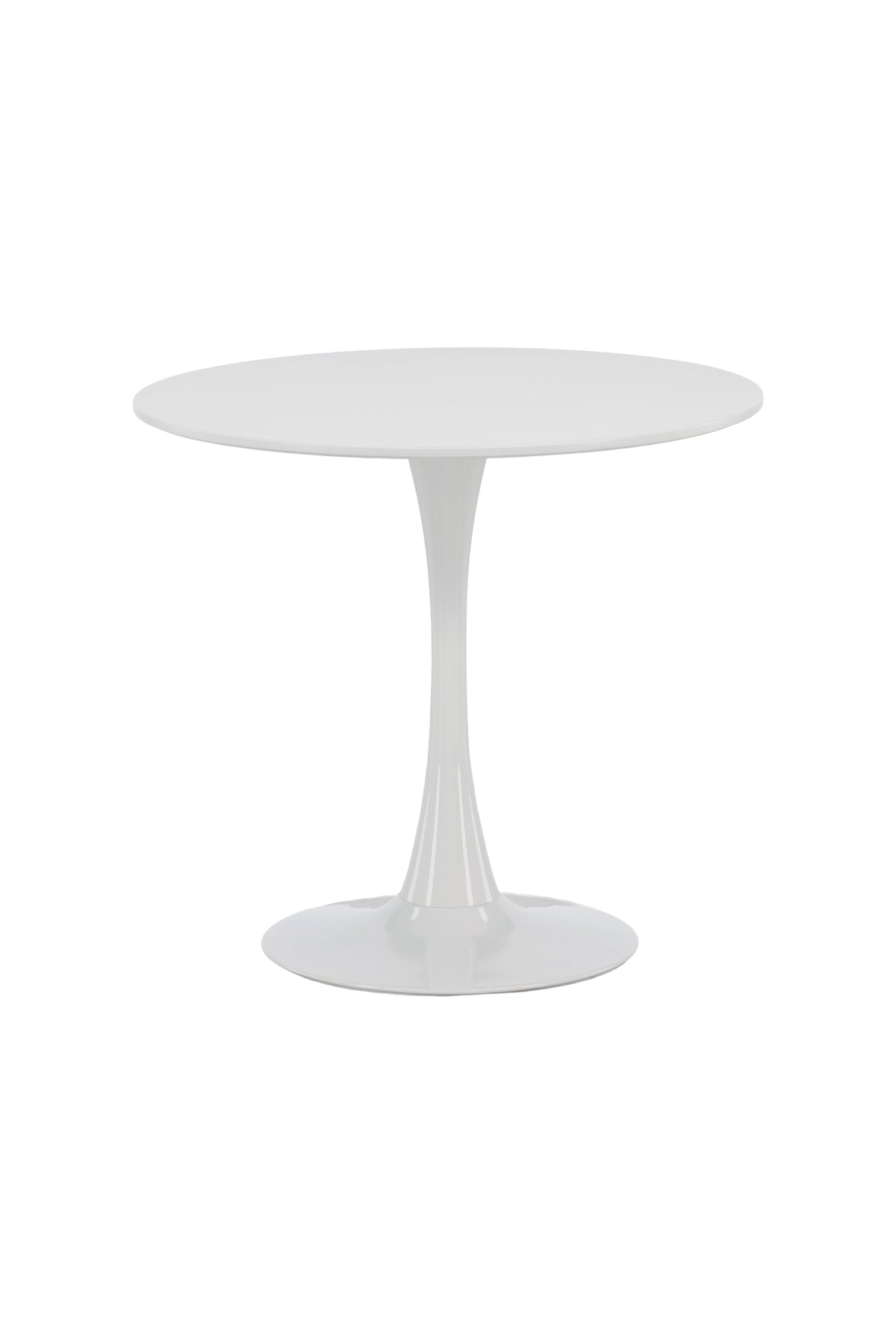 Hamden runt matbord Ø80 cm vit MDF