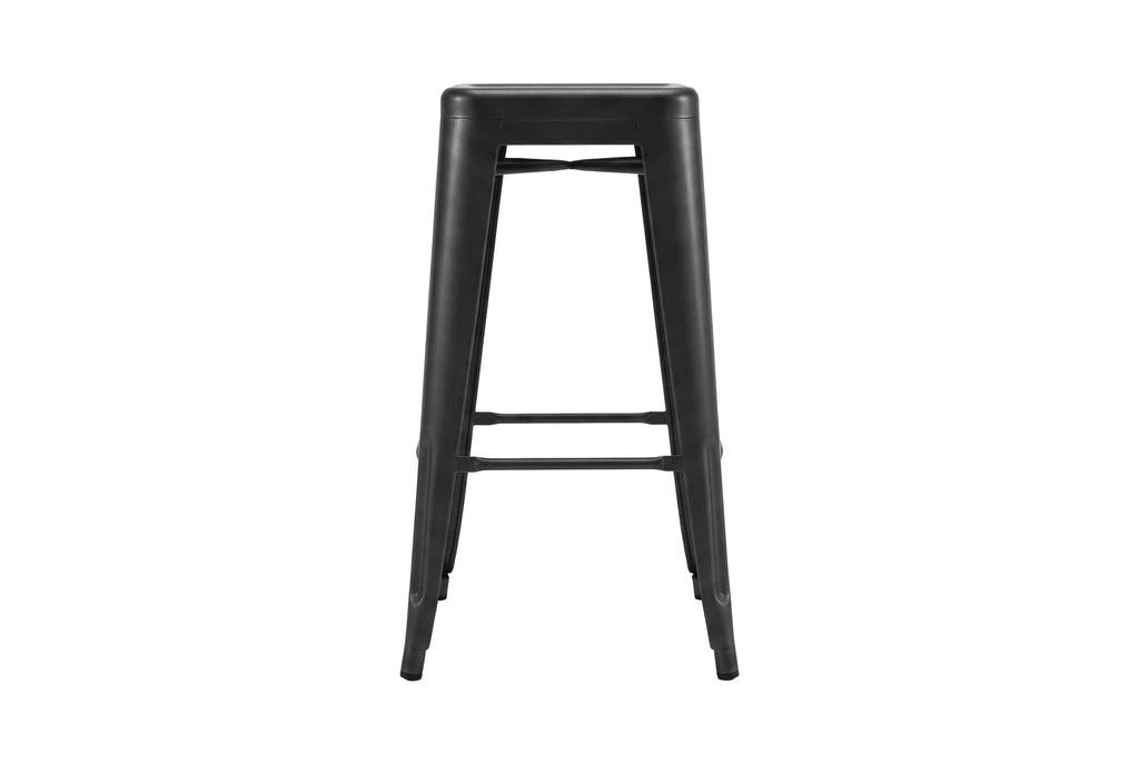 Tempe barstol 2-pack mattsvart metall