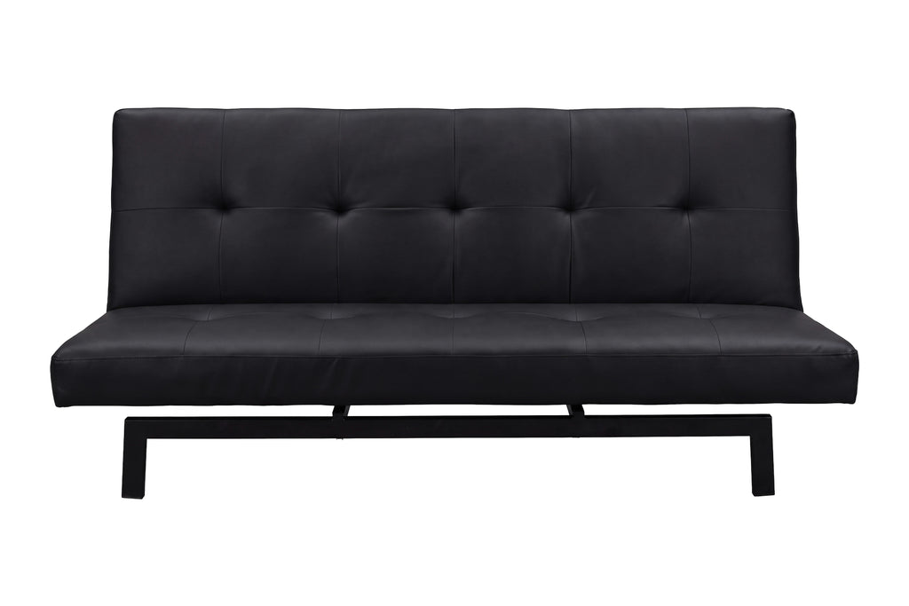 Bodil bäddsoffa svart konstläder