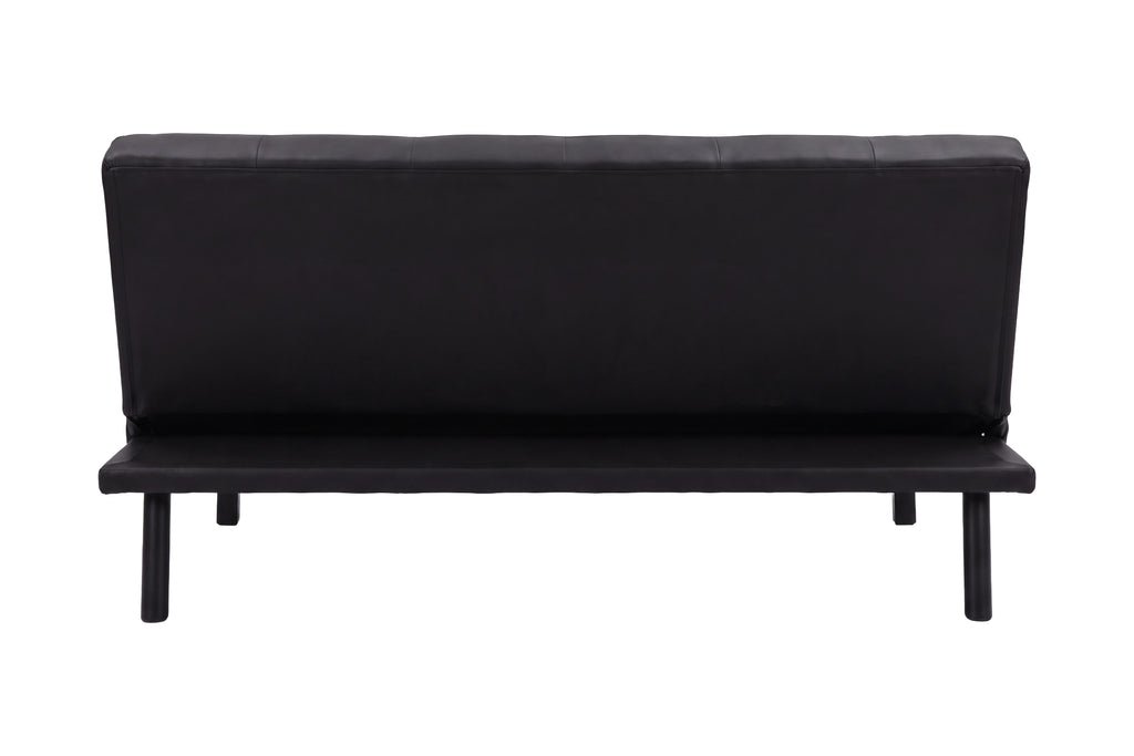 Bodil bäddsoffa svart konstläder