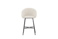Velvet barstol i 2-pack svart/vit