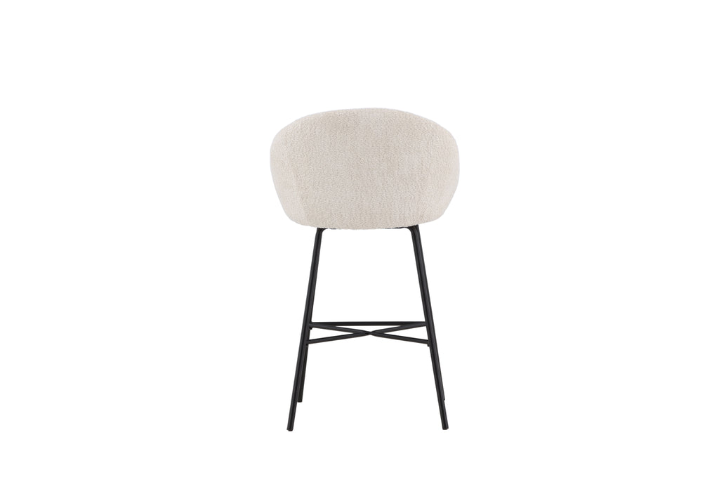 Velvet barstol i 2-pack svart/vit