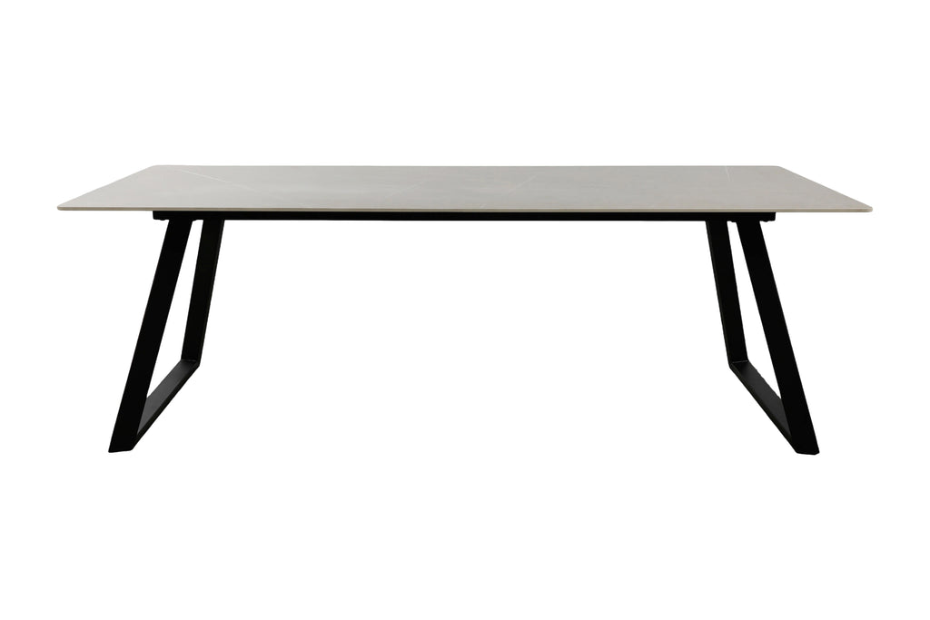 Estelle matbord 200x90 cm svart/mörkgrå