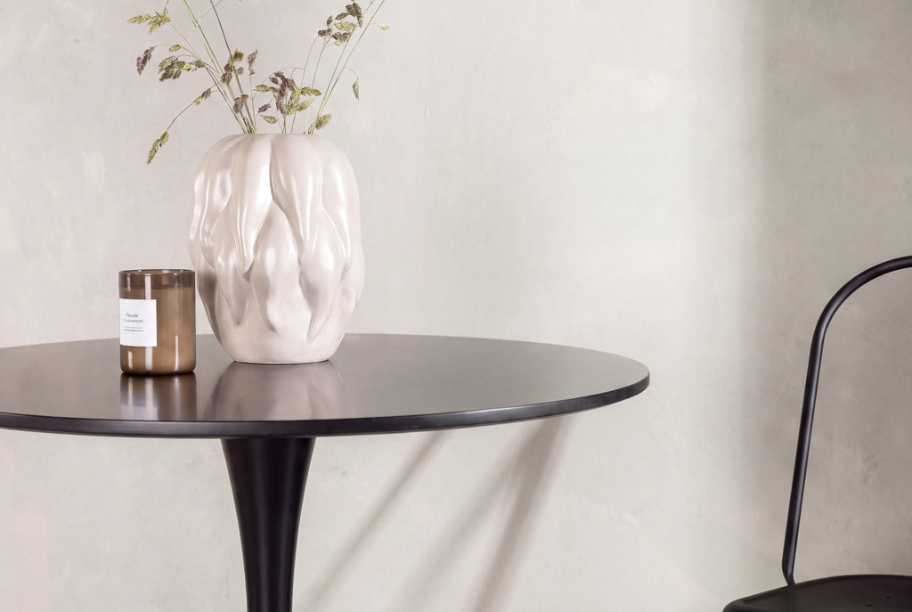 Hamden runt matbord Ø80 cm svart MDF