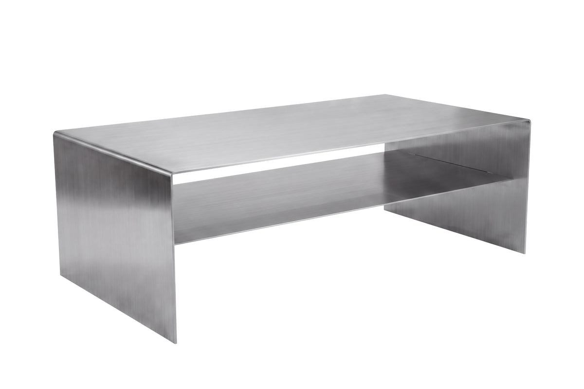 Pauta soffbord 120x60 cm borstat rostfritt stål