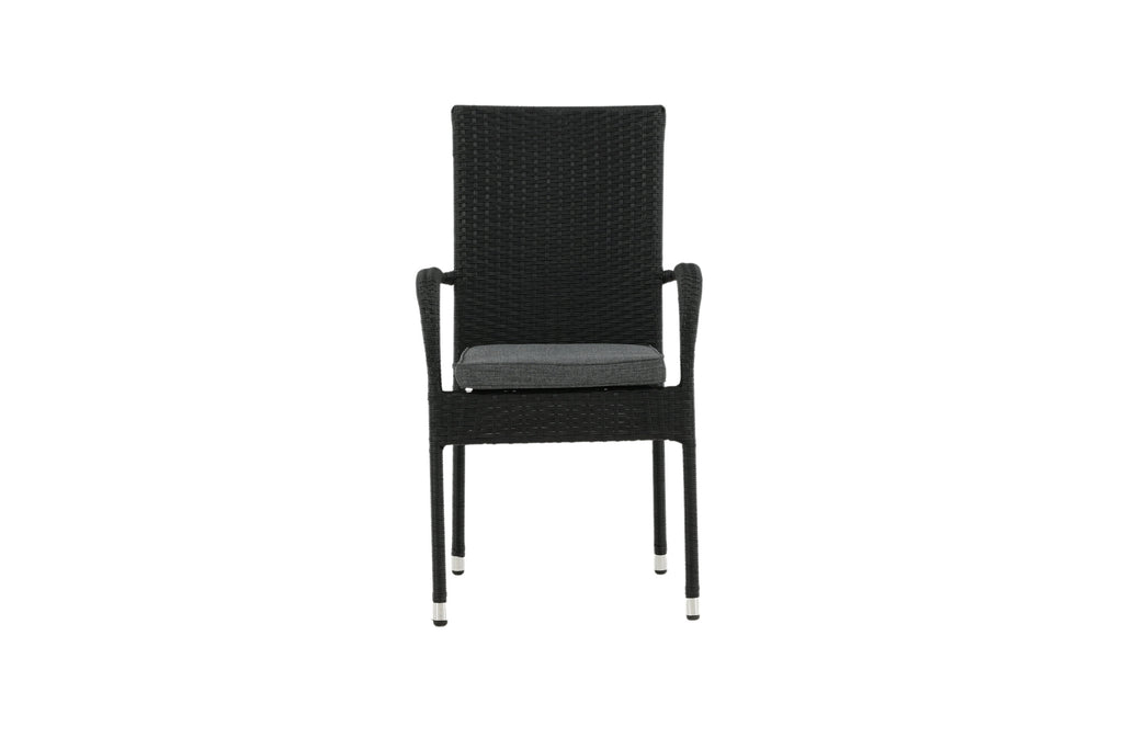 Anna matstol 2-pack svart