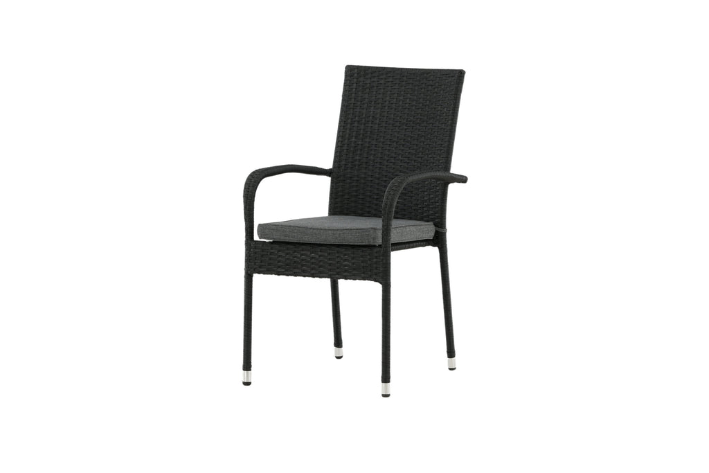 Anna matstol 2-pack svart