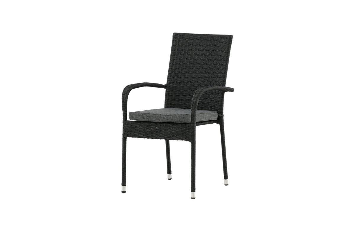 Anna matstol 2-pack svart