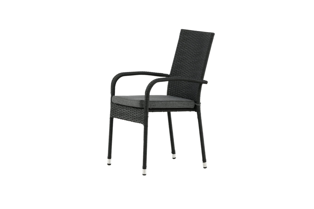 Anna matstol 2-pack svart